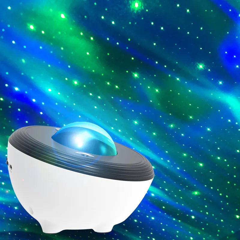 Star Projector LED Aurora Projector Bluetooth Speaker Night Light White Noise Galaxy Projector For Bedroom Kids Decoration Home