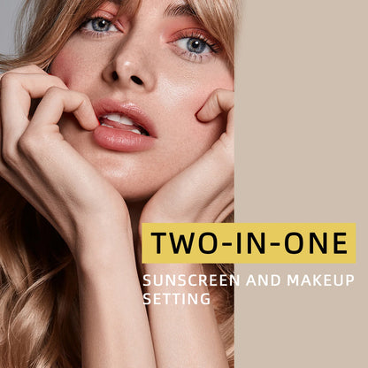 "GROEI" 100ml  SPF 50 Sunscreen Setting Spray Sheer Setting Mist Sunscreen Spray Facial  Skin Care Lightweight & Non-Greasy
